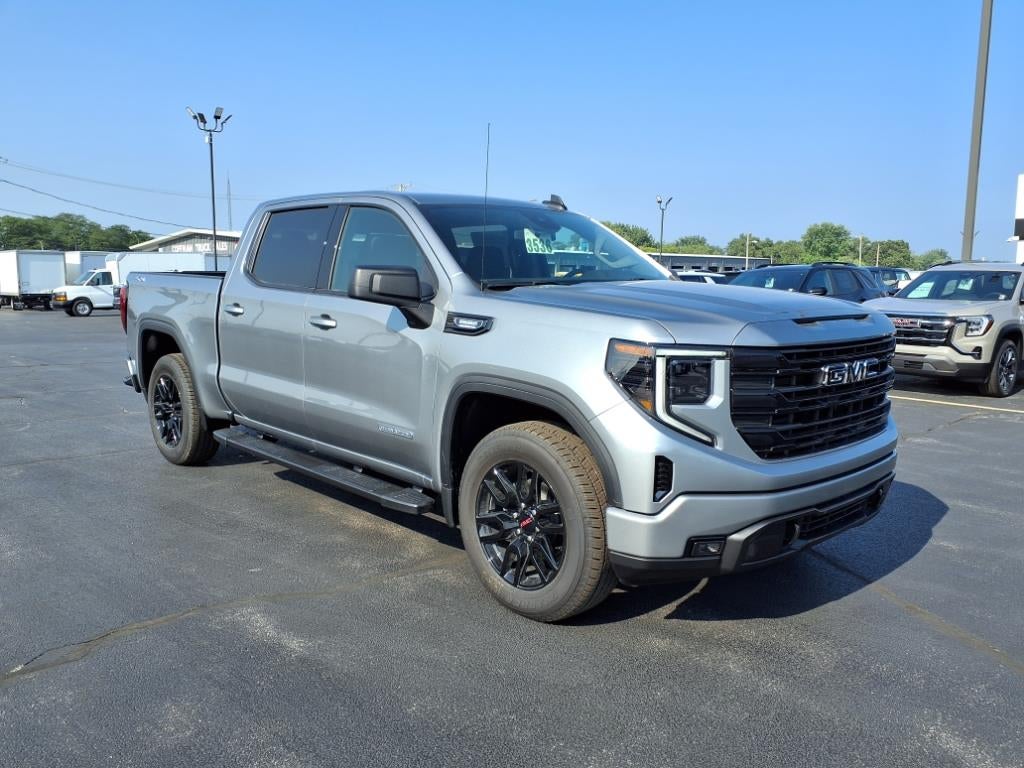 2026 GMC Sierra 1500 Elevation in Sterling Metallic — front three-quarter view