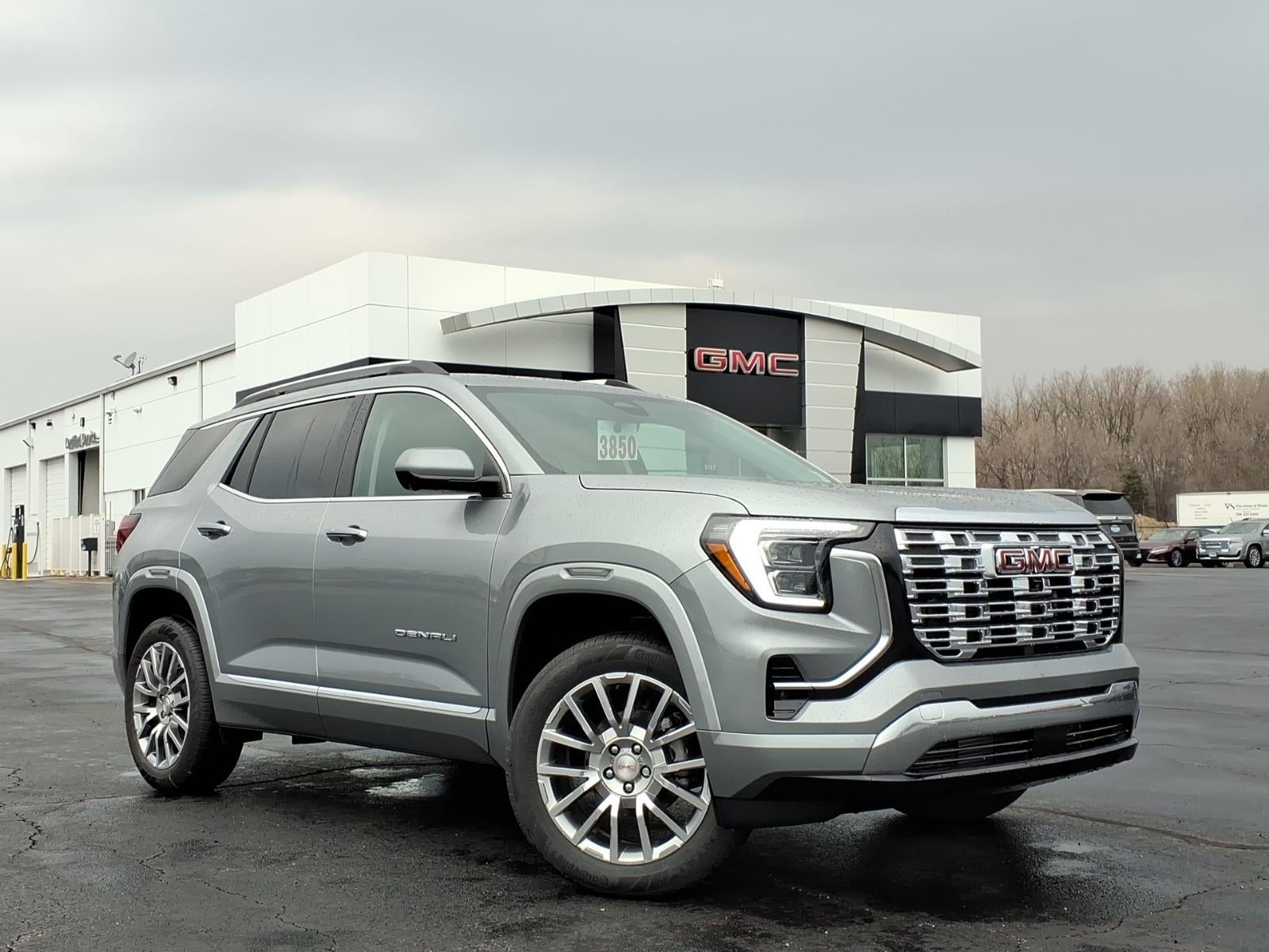 2026 GMC Terrain Denali in Sterling Metallic — front three-quarter view