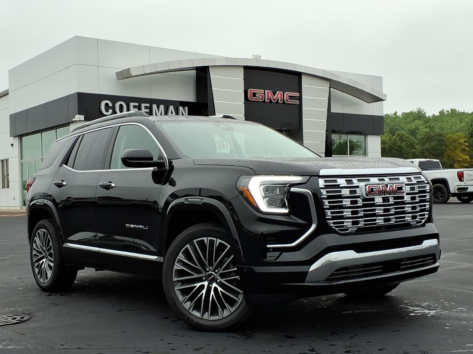 2026 GMC Terrain Denali in Ebony Twilight Metallic — front three-quarter view